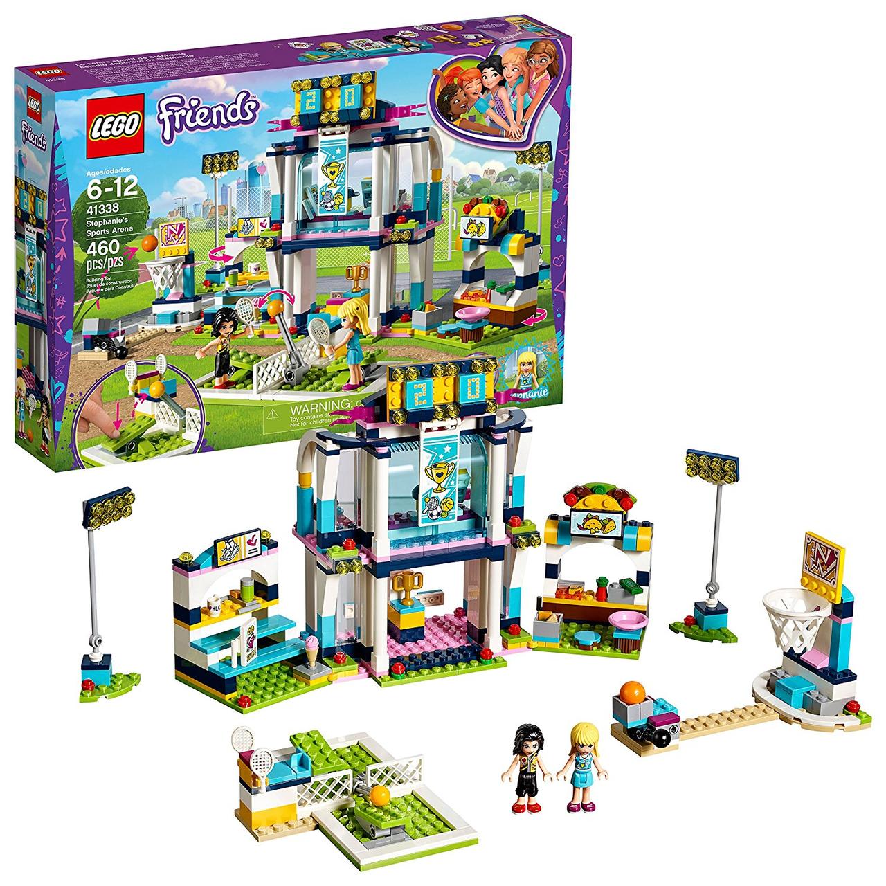 Lego Friends 41338 Stephanies Sports Arena. Стадіон Стефані (Конструктор Лего Френдс Стадион Стефани)