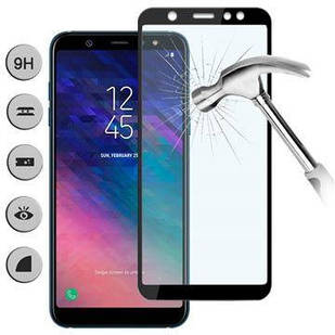 Захисне скло iPaky Xbillion 3D Full Glue для Samsung A6+ 2018, A605 Black