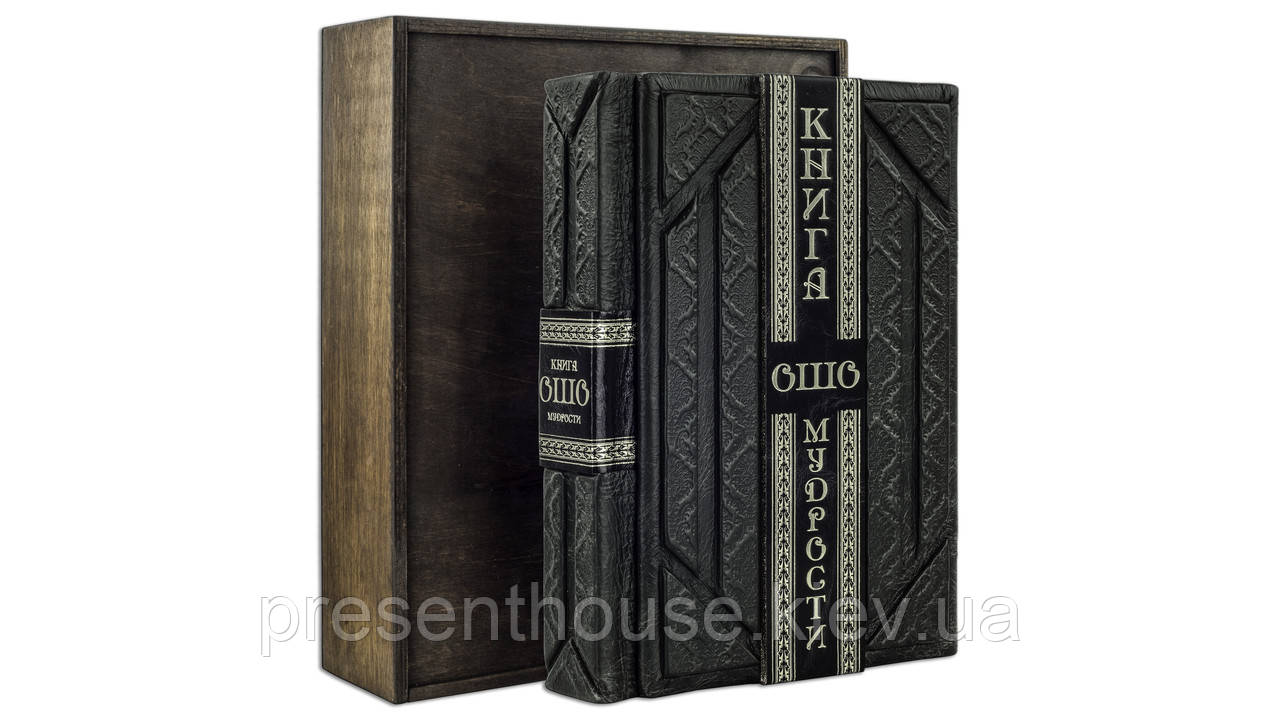 Книга в шкіряній палітурці Ошо. Книга мудрості, фото 1