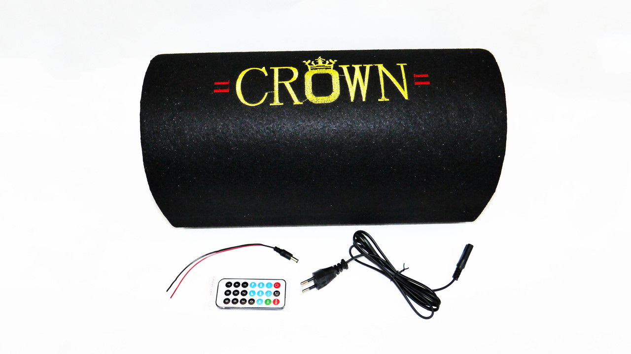 6" Активний сабвуфер бочка CROWN 200Вт + Bluetooth