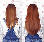 Слов'яне волосся на капсулах 80 см. Колір #Рудий, фото 5