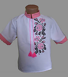 Сорочка для хлопчика "Троянди"