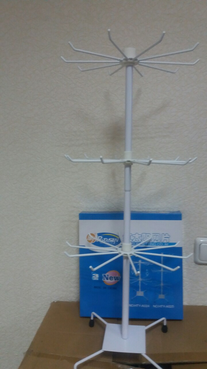 Стійка 3-ярусна для брелоків та іншого дрібного товару, фото 1