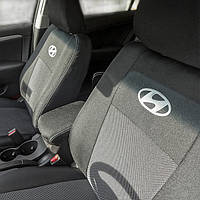 Чохли салону Hyundai Accent (роздільна спинка) 2010-2017 р (авточохли Хендай Акцент)