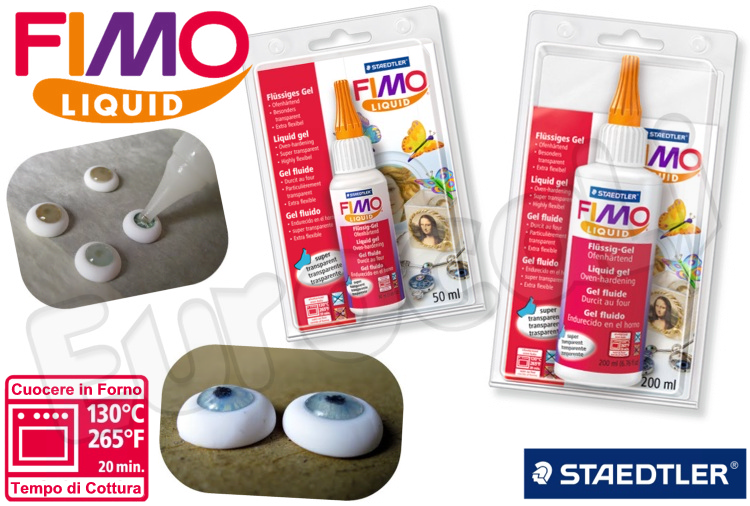 Фимо гель FIMO Liquid жидкая пластика для запекания, обьем 200 мл - фото 5 - id-p84151435