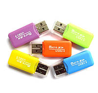 MicroSD card reader, адаптер для USB