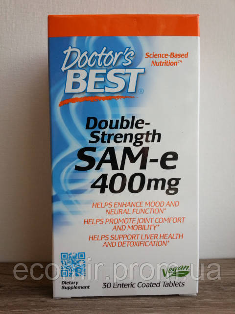 "SAM-e", Doctor's Best (400 мг / 30 таблеток)