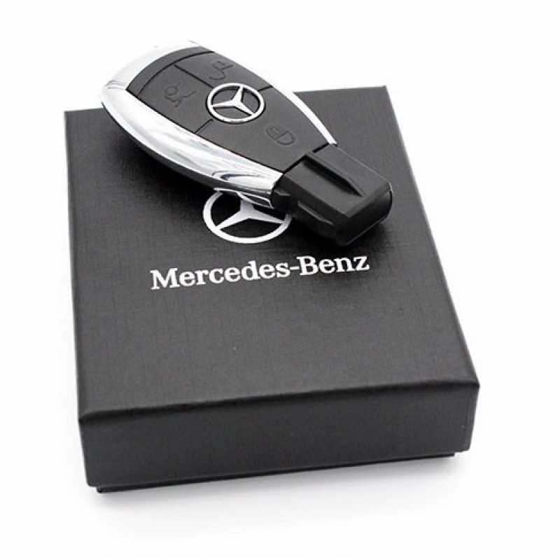 Флешка USB з логотипом Mercedes Benz 32 Gb у подарунковій коробці