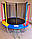 Батут JUST FUN MULTICOLOR 244см (8ft) діаметр внутрішньої сіткою спортивний для дітей і дорослих, фото 4