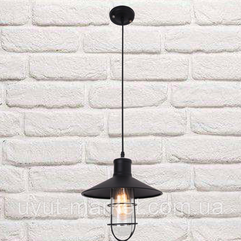 Підвісна люстра лофт 7079152-1 BK (360) чорний, фото 1