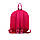 Дитячий рюкзак зі знімною іграшкою Мавпочка для дошкільнят (рожевий), фото 2