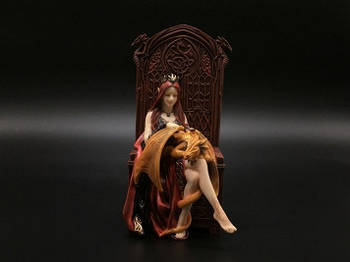 Колекційна статуетка Veronese Дівчина з драконом BY ANNE STOKES WU74985AA