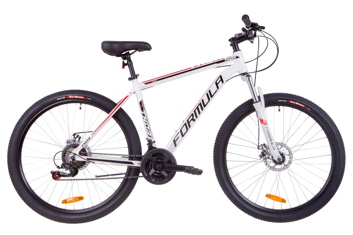 Гірський велосипед FORMULA THOR AL 1.0 AM DD 27,5"(біло-чорно-червоний)