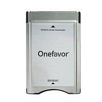 Onefavor PCMCIA SD TF (microSD) картридер Mercedes Benz mp3 wma aac музыка для авто замена CD DVD чейнджера ме