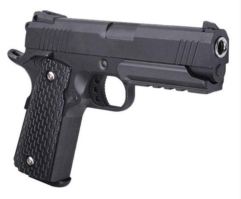 Спринговий металевий пістолет Colt 1911 rail, Кольт 1911 страйкбол, пістолети на кульках