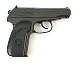 Спринговий металевий пістолет ПМ, пістолет Макарова, страйкбол, пістолети на кульках, фото 2
