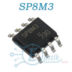 SP8M3 MOSFET транзисторна збірка N+P-канал 30В 5А/4.5А SOP8