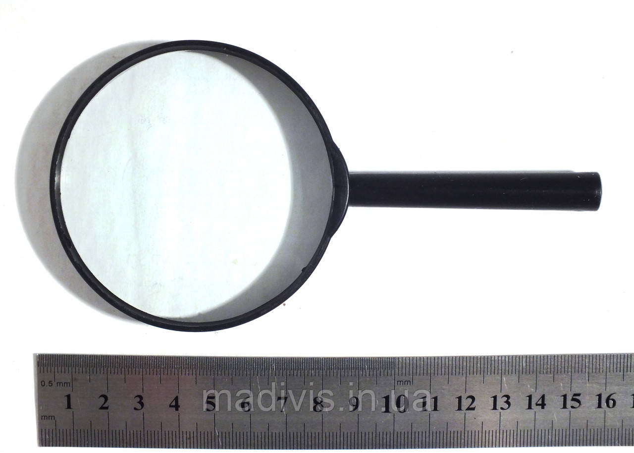 Лупа ручна 2Х, діаметр — 7,5 см.