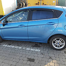 Дефлектори вікон (вітровики) Ford Fiesta 5D 2008-2011 HB 4шт (HIC)