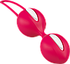 Вагінальні кульки Fun Factory SMARTBALLS DUO малиновий, фото 2