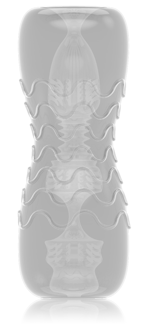 Мастурбатор Dorcel Double OO, двосторонній, два рельєфи, фото 1