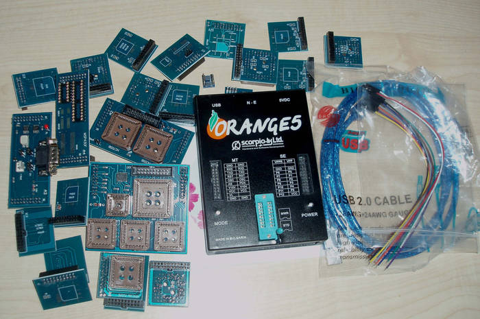 Orange 5 программатор + набор переходников. Профессиональный ...