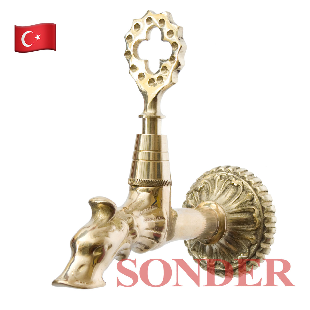 Кран для турецької бані, хамама Sonder 012 Z (золото)