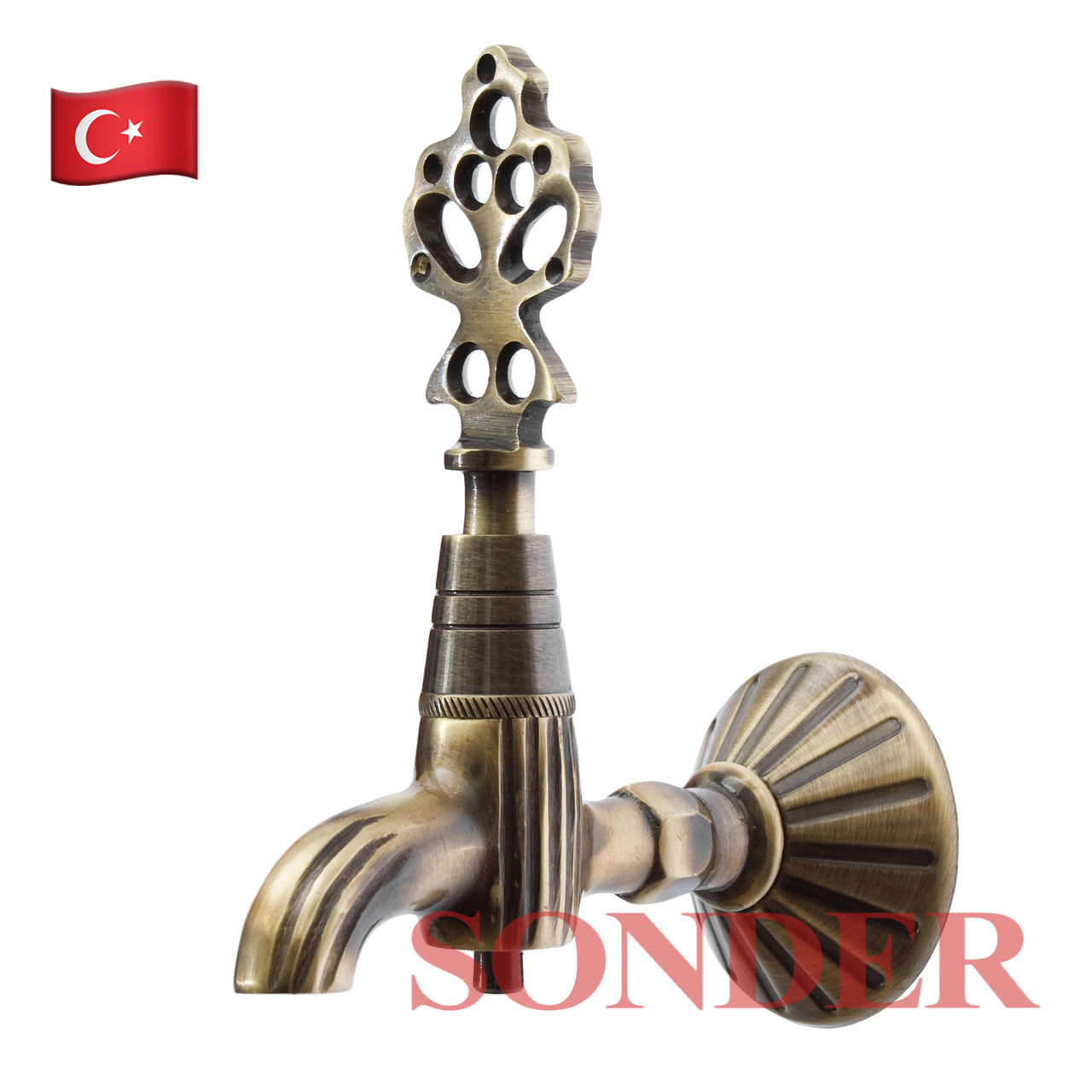 Кран для турецької бані, хамама Sonder 001 B (бронза)