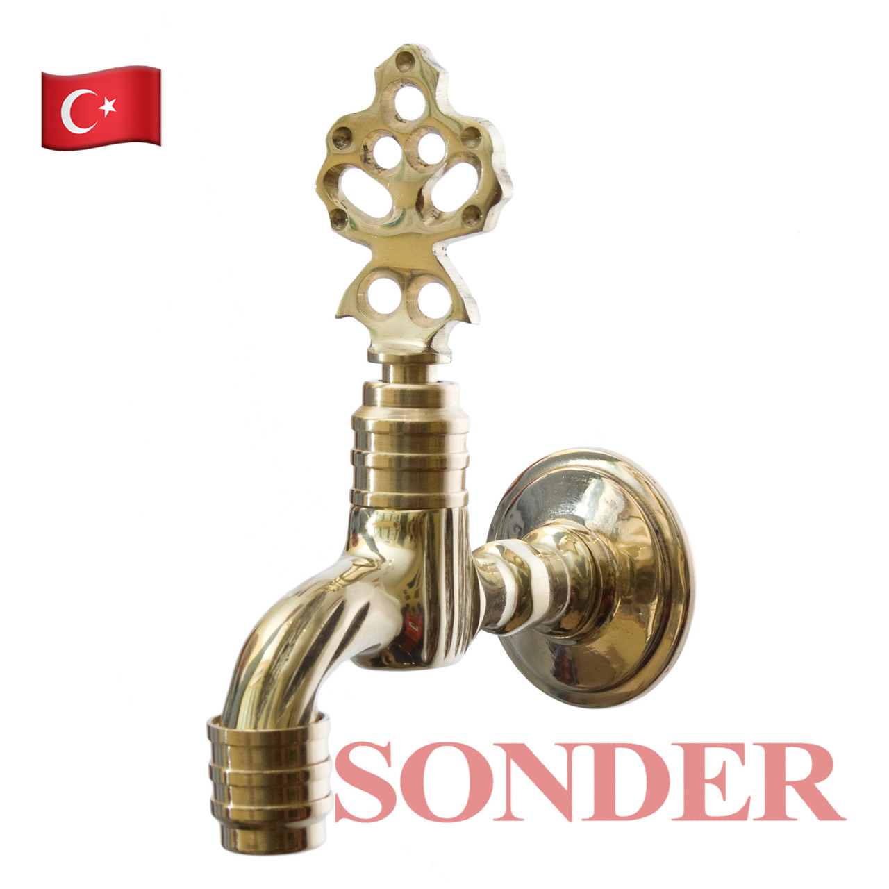 Кран для турецької бані, хамама Sonder 006 Z (золото)