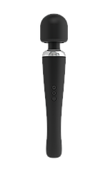 Потужний вібромасажер Dorcel Megawand Black перезаряджуваний, 160 режимів