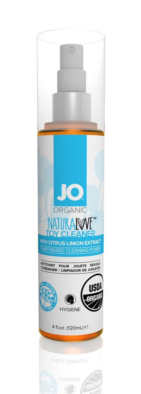 Очищувальний спрей JO NATURALOVE — ORGANIC (120 мл) без сульфатів, триклозану та спирту