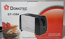 Тостер Domotec DT-1304 кухонна техніка металевий корпус, фото 3