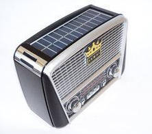 Радіоприймач GOLON RX-455S FM/AM/SW, MP3 USB microSD(TF), LED ліхтарик, Solar, фото 2