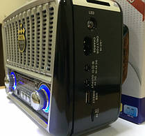 Радіоприймач GOLON RX-455S FM/AM/SW, MP3 USB microSD(TF), LED ліхтарик, Solar, фото 3