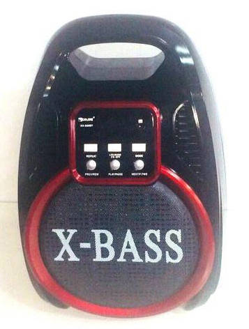 Колонка комбік Bluetooth mp3 радіомікрофон пульт світломузика Golon RX-820 BT, фото 2
