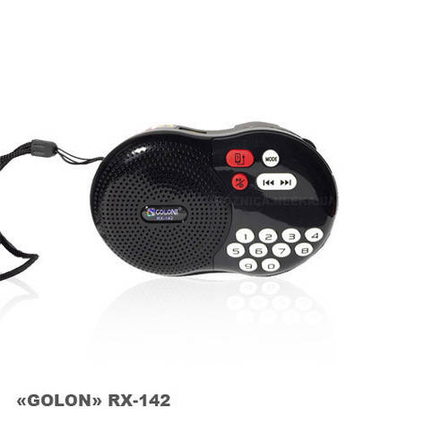 Радіоприймач c USB/SD GOLON RX-142 і ємним акумулятором POWER BANK, фото 2