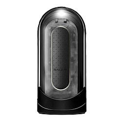Вібромастурбатор Tenga Flip Zero Electronic Vibration Black, змінна інтенсивність, розкладний