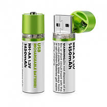 AA акумулятори USB 1450 мА·год Expert (2 шт.), фото 3