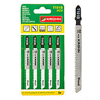 Пилки для дерева для лобзика KROHN 101B (5 шт.)