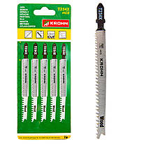 Пілки по дереву для лобзика KROHN 234X (5 шт)