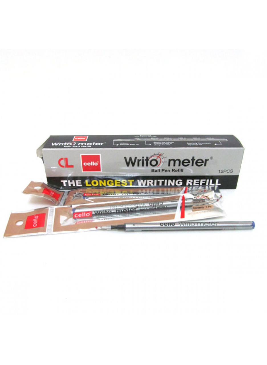 Стрижень кульковий Cello Writometer чорний CL-8048ref