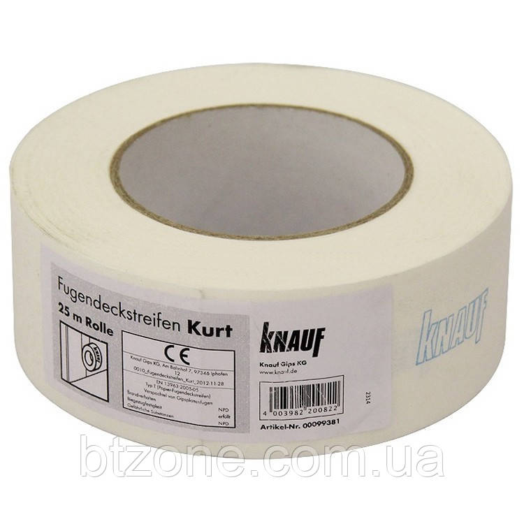 Кнауф Курт (Knauf Kurt) Оригинал бумажная лента для швов гипсокартона ...