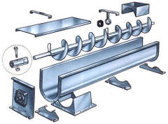 Транспортери шнекові (Гвинтові конвейери)