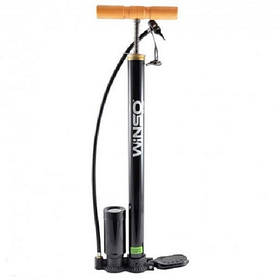 WINSO Насос ручний з манометром,циліндир 38*500 мм.шланг 54 см, у комп.3 адаптера