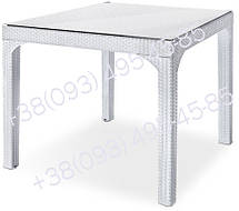 Стіл HM-710 COMFORT RATTAN MASA 90*90 без скла, фото 5