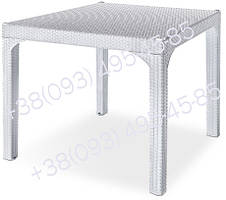 Стіл HM-710 COMFORT RATTAN MASA 90*90 без скла, фото 4