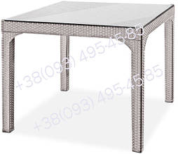 Стіл HM-710 COMFORT RATTAN MASA 90*90 без скла