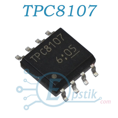 TPC8107, MOSFET транзистор P канал, 30В 13А, SOP8
