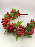 Вінок на голову з червоною калиною, фото 6
