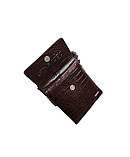 Сумка чоловіча з натуральної шкіри темно-коричнева Karya 0365-57, фото 5